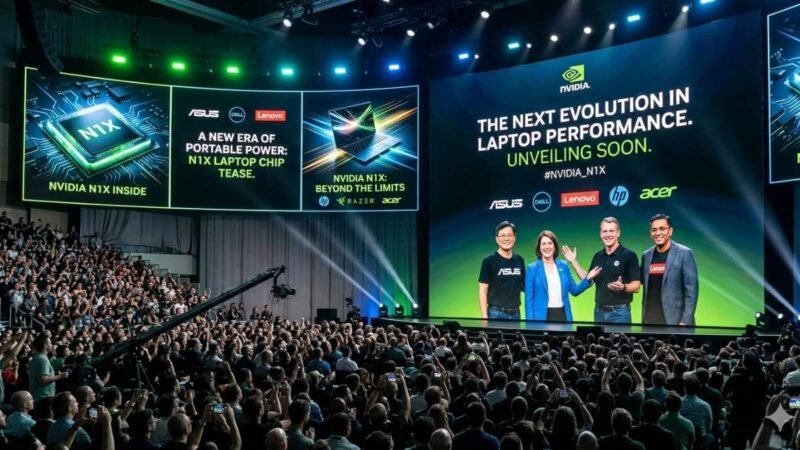 Nvidia N1X Laptop Chip Teased by Tech Giants