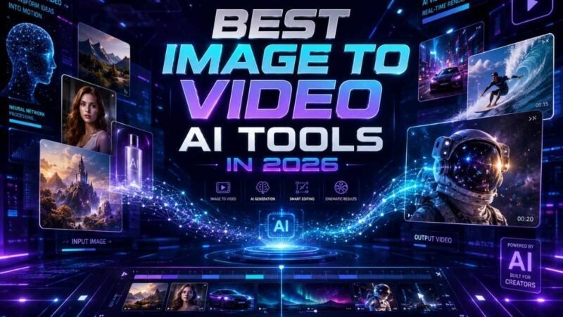 Best Image to Video AI Tools in 2026 (Tested and Compared)